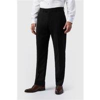 Antique Rogue Regular Fit Black Texture Stretch Men's Trousers