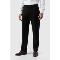 Antique Rogue Regular Fit Black Texture Stretch Men's Trousers