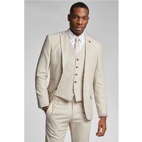 Antique Rogue Slim Fit Ecru Texture Beige Men's Suit Jacket by Suit Direct