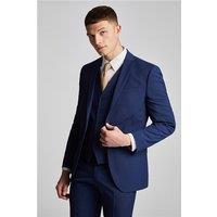 Antique Rogue Skinny Fit Bright Blue Men's Suit Jacket