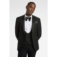 Antique Rogue Slim Fit Black Tuxedo Jacket