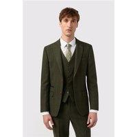 Antique Rogue Slim Fit Hooper Green And Blue Check Tweed Men's Suit Jacket