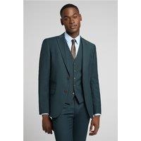 Antique Rogue Slim Fit Bay Dark Navy Blue Teal Men's Suit Jacket