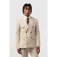 Antique Rogue Slim Fit Blake Ecru Double Breasted Men's Suit Jacket