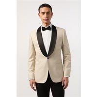 Antique Rogue Slim Fit Ecru Dresswear Beige Men's Suit Jacket