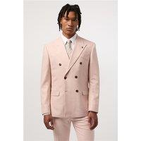 Antique Rogue Slim Fit Blake Peach Double Breasted Pink Men's Suit Jacket by Suit Direct