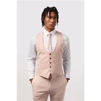 Antique Rogue Slim Fit Blake Peach Waistcoat