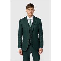 Antique Rogue Slim Fit Deep Green Texture Men's Suit Jacket