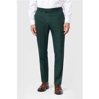 Antique Rogue Slim Fit Deep Green Texture Men's Trousers