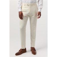 Antique Rogue Slim Fit Blake Ivory Men's Trousers, Cream