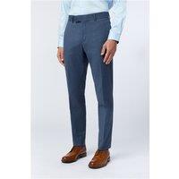 Antique Rogue Slim Fit Harley Airforce Flannel Men's Trousers, Blue