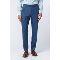Antique Rogue Slim Fit Blue Texture Stretch Men's Trousers