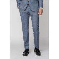 Scott by The Label Regular Fit Light Blue Sharkskin Men's Trousers