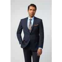 Scott by The Label Tailored Fit Light Blue Sharkskin Waistcoat