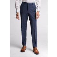 Ted Baker Slim Fit Blue Panama Men's Suit Trousers