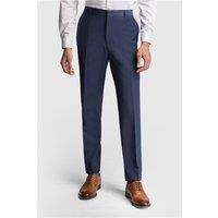Ted Baker Slim Fit Blue Panama Men's Suit Trousers