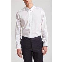 Ted Baker White Mens Regular Fit Shirt, Long Sleeve