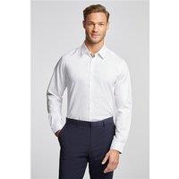 Ted Baker White Mens Shirt, Long Sleeve, Slim fit