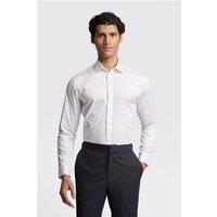 Ted Baker White Mens Slim Fit Shirt, Long Sleeve, Double Cuff