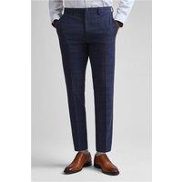 Ted Baker Chelia Airforce Check Slim Men's Trousers. Blue by Suit Direct