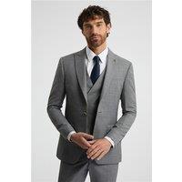 Ted Baker Slim Fit Grey Soft Check Men's Suit Jacket