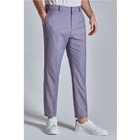 Ted Baker Slim Fit Tucana Mauve Sharkskin Men's Trousers. Pink by Suit Direct