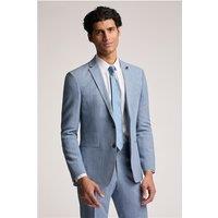 Ted Baker Slim Fit Hydra Blue Linen Men's Suit Jacket