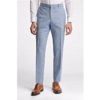 Ted Baker Slim Fit Hydra Blue Linen Men's Trousers