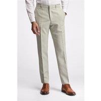 Ted Baker Slim Fit Leo Pistachio Linen Men's Suit Trousers, Green