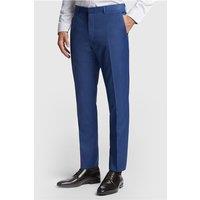 Ted Baker Slim Fit Cobalt Sharkskin Men's Trousers, Blue