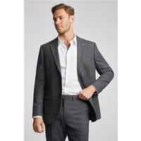 Ted Baker Slim Fit Charcoal Grey Semi Plain Men's Suit Jacket by Suit Direct