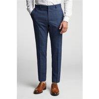 Ted Baker Slim Fit Blue and Mauve Check Men's Suit Trousers