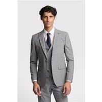 Ted Baker Slim Fit Bredon Grey Blue Check Men's Suit Jacket