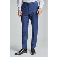 Ted Baker Slim Fit Volan Blue Subtle Check Men's Trousers by Suit Direct