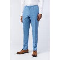 Ted Baker Slim Fit Tilson Airforce Blue Sharkskin Men's Suit Trousers