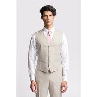 Ted Baker Slim Fit Turner Stone Sharkskin Waistcoat