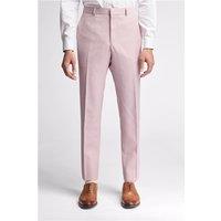 Ted Baker Slim Fit Burra Rose Sharkskin Men's Suit Trousers, Pink