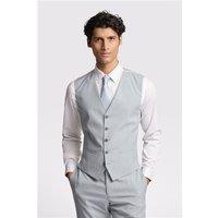 Ted Baker Slim Fit Heath Duck Egg Sharkskin Waistcoat