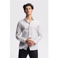 Ted Baker Duck Egg Linen Mens Shirt, Long Sleeve, Slim fit