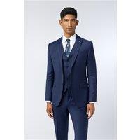 Ted Baker Slim Fit Keats Cobalt Flannel Men's Suit Jacket