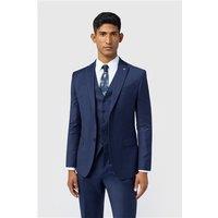 Ted Baker Slim Fit Keats Cobalt Flannel Men's Suit Jacket