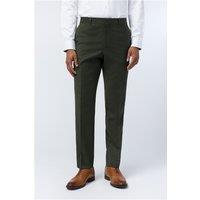 Ted Baker Slim Fit Lear Olive Flannel Men's Trousers