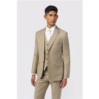 Ted Baker Slim Fit Larkin Oatmeal Flannel Men's Suit Jacket