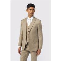 Ted Baker Slim Fit Larkin Oatmeal Flannel Men's Suit Jacket