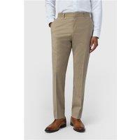 Ted Baker Slim Fit Larkin Oatmeal Flannel Men's Trousers, Beige