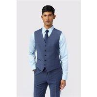 Ted Baker Slim Fit Foyle Airforce Navy Scratch Waistcoat