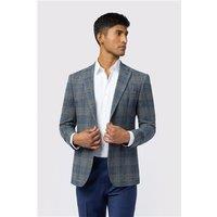 Ted Baker Slim Fit Galvin Blue Check Mens Blazer - Formal & Casual