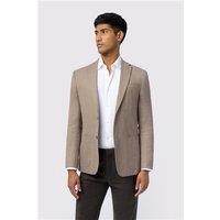 Ted Baker Slim Fit Oram Taupe Structure Mens Blazer - Formal & Casual
