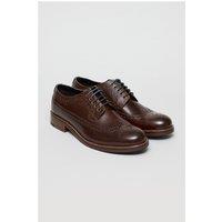 Antique Rogue Arthur Brown Leather Brogues by Suit Direct