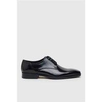 Antique Rogue Tommy Black Leather Derby Shoe